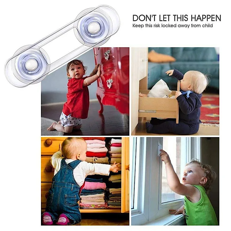 قفل درب کشو و کابینت کودک بسته 2 عددی